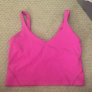 Align tank top with built in bra